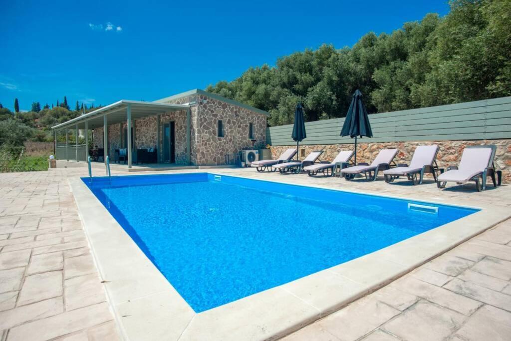 Villa Afrato Calma In Trapezaki-Private Pool -2 Br Trapezaki  Extérieur photo